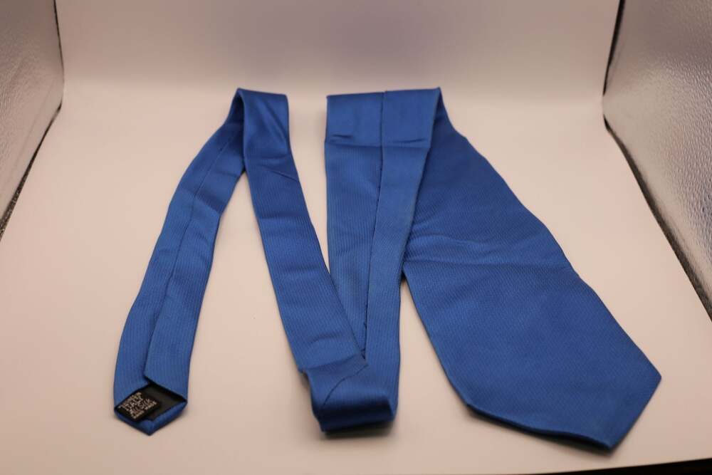 Giorgio Moreschi Royal Blue Solid Silk Necktie Made in Italy